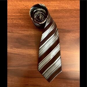 BCBG Attitude Silk Striped Necktie